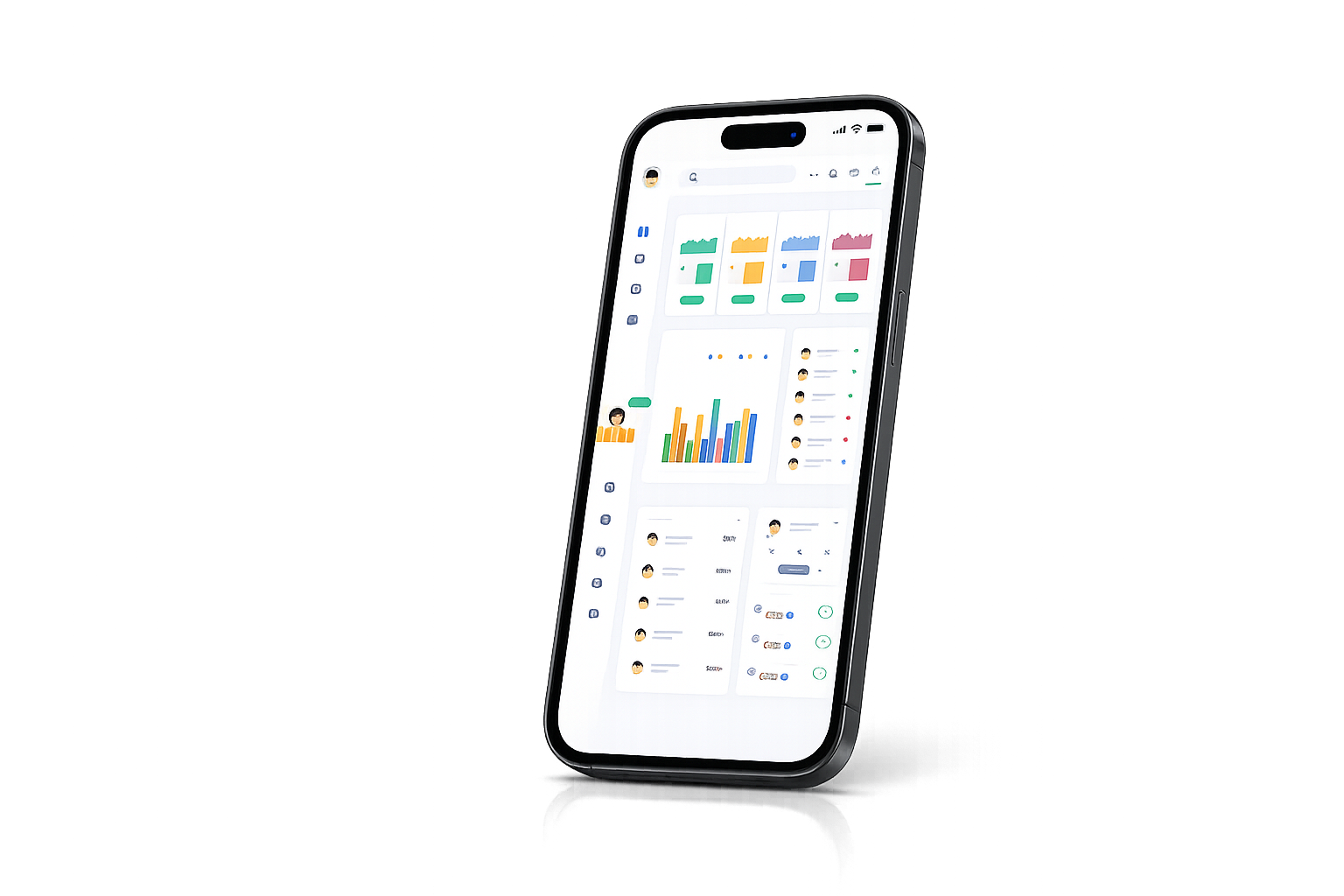 CLOUD LINKアプリのスマートフォン画面イメージ